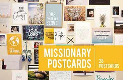 CC - Card Pack - Missionary Postcards 28 Count<BR>宣教師ポストカードセット（28枚）